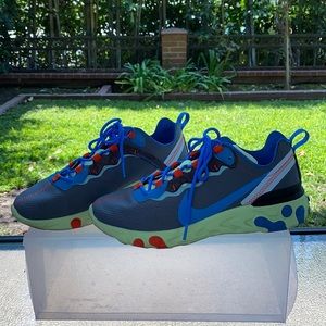 Nike React Element 55 SE 'Volt Stardust'. Size 8.5